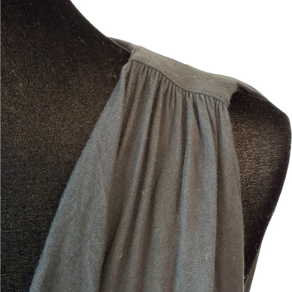 Catherine Malandrino Black Stretch Cowl Neck Top Size Small - Picture 3 of 6